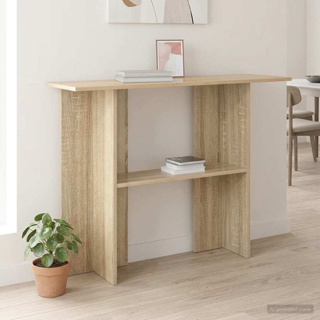 vidaXL Konsola dąb Sonoma 100 x 30 x 75 cm Drewno inżynieryjne