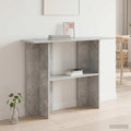 vidaXL Konsola Betonowy szary 100 x 30 x 75 cm Drewno inżynieryjne
