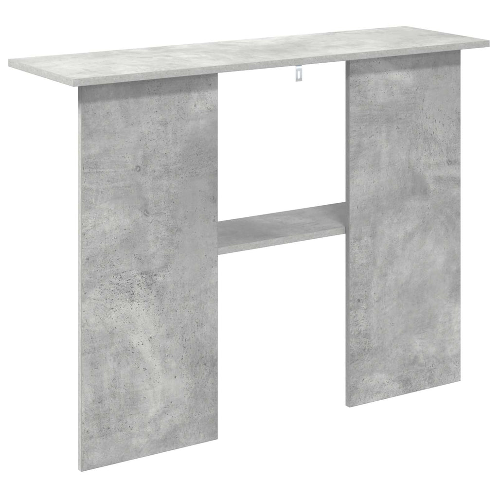 vidaXL Konsola Betonowy szary 100 x 30 x 75 cm Drewno inżynieryjne