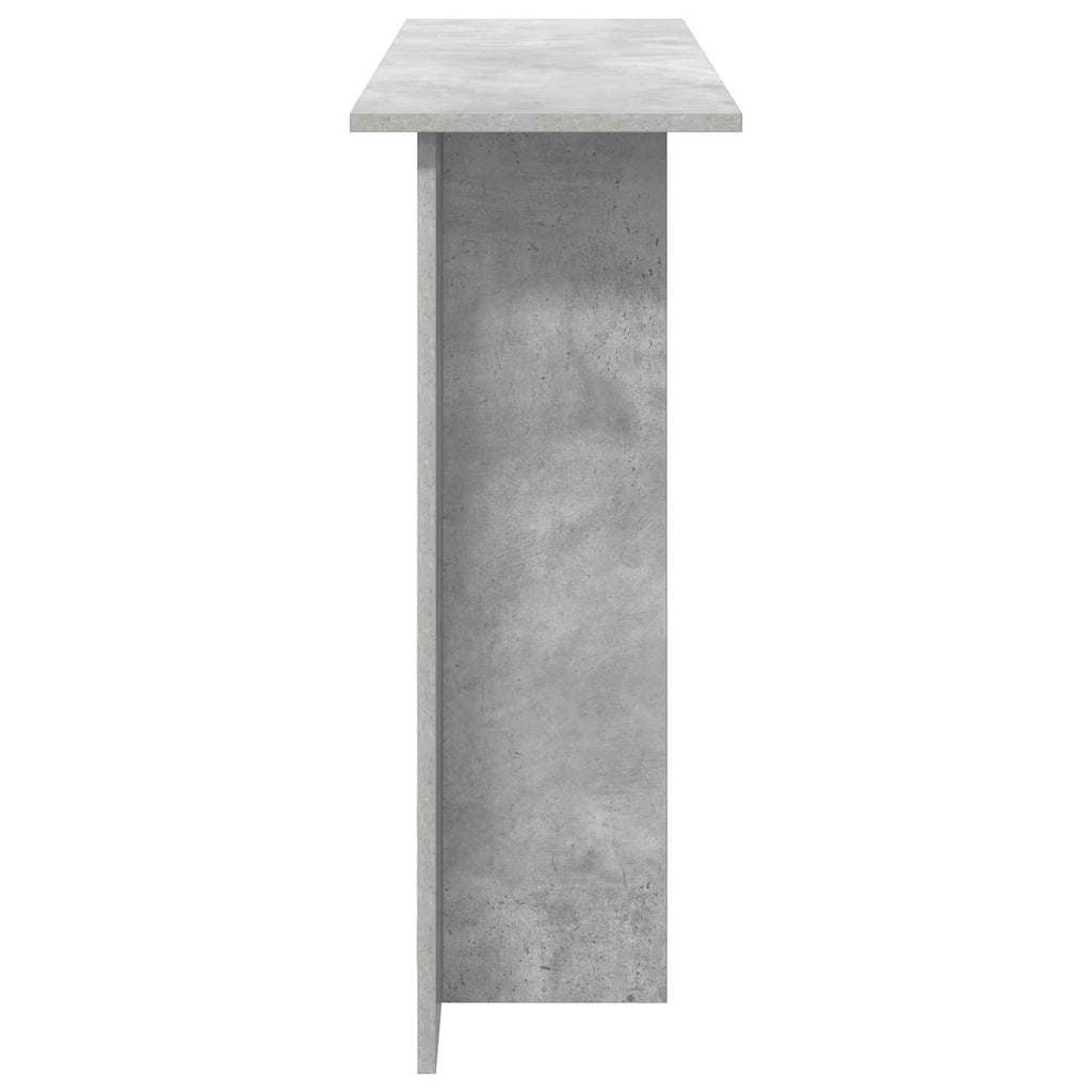 vidaXL Konsola Betonowy szary 100 x 30 x 75 cm Drewno inżynieryjne