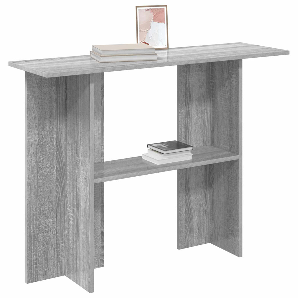 vidaXL Konsola Szary Sonoma 100 x 30 x 75 cm Drewno inżynieryjne