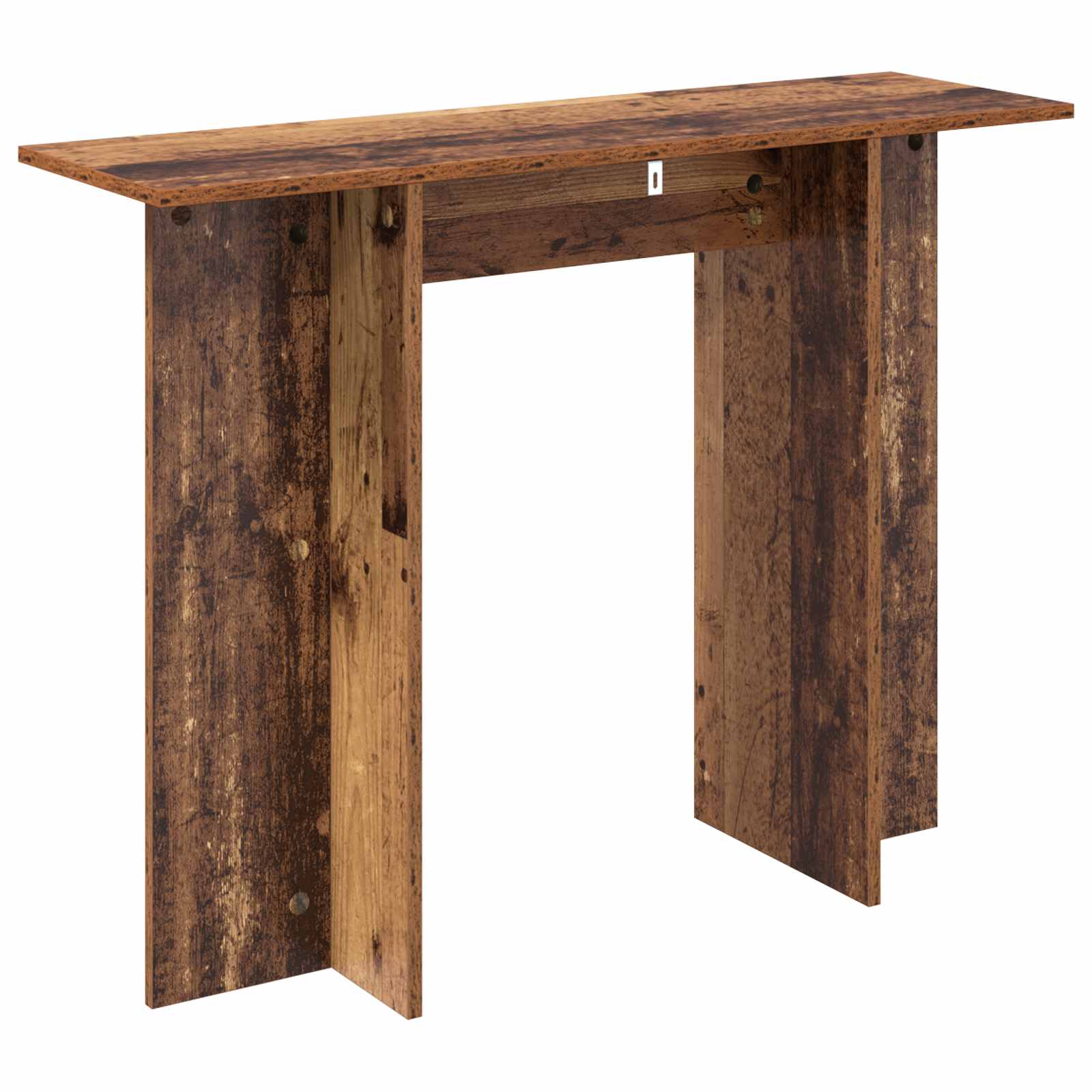vidaXL Konsola Stare drewno 100 x 30 x 75 cm Drewno inżynieryjne