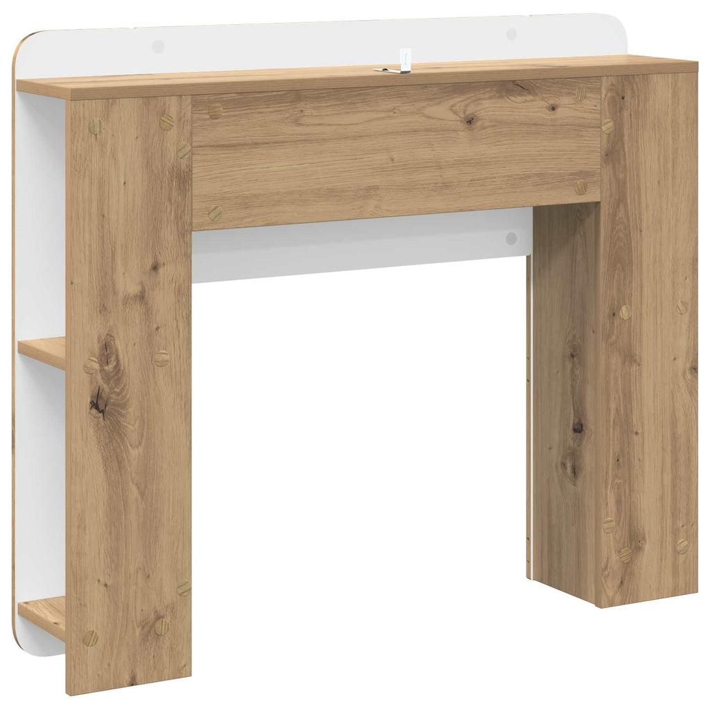 vidaXL Szafka z zagłówkiem Dąb artisan 80 cm Drewno inżynieryjne