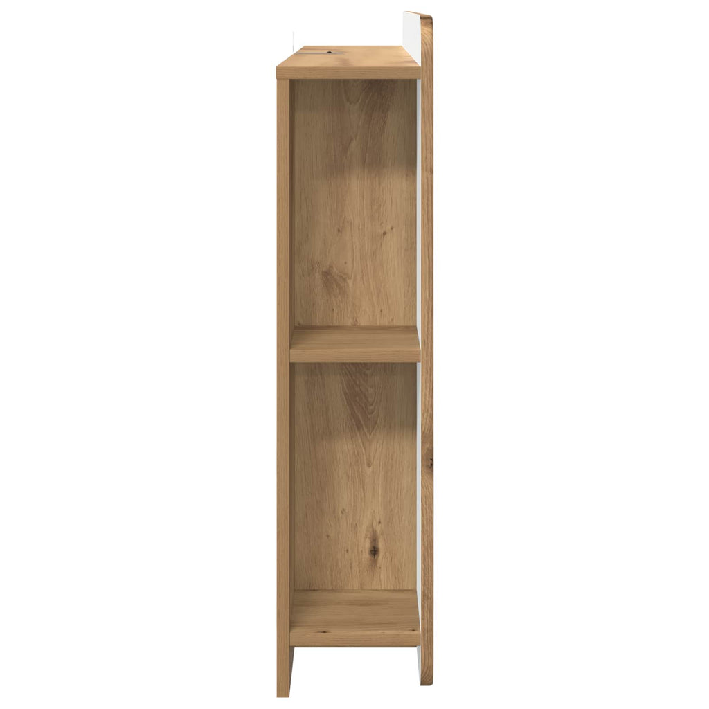vidaXL Szafka z zagłówkiem Dąb artisan 80 cm Drewno inżynieryjne