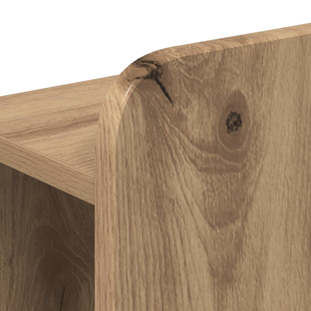 vidaXL Szafka z zagłówkiem Dąb artisan 140 cm Drewno inżynieryjne