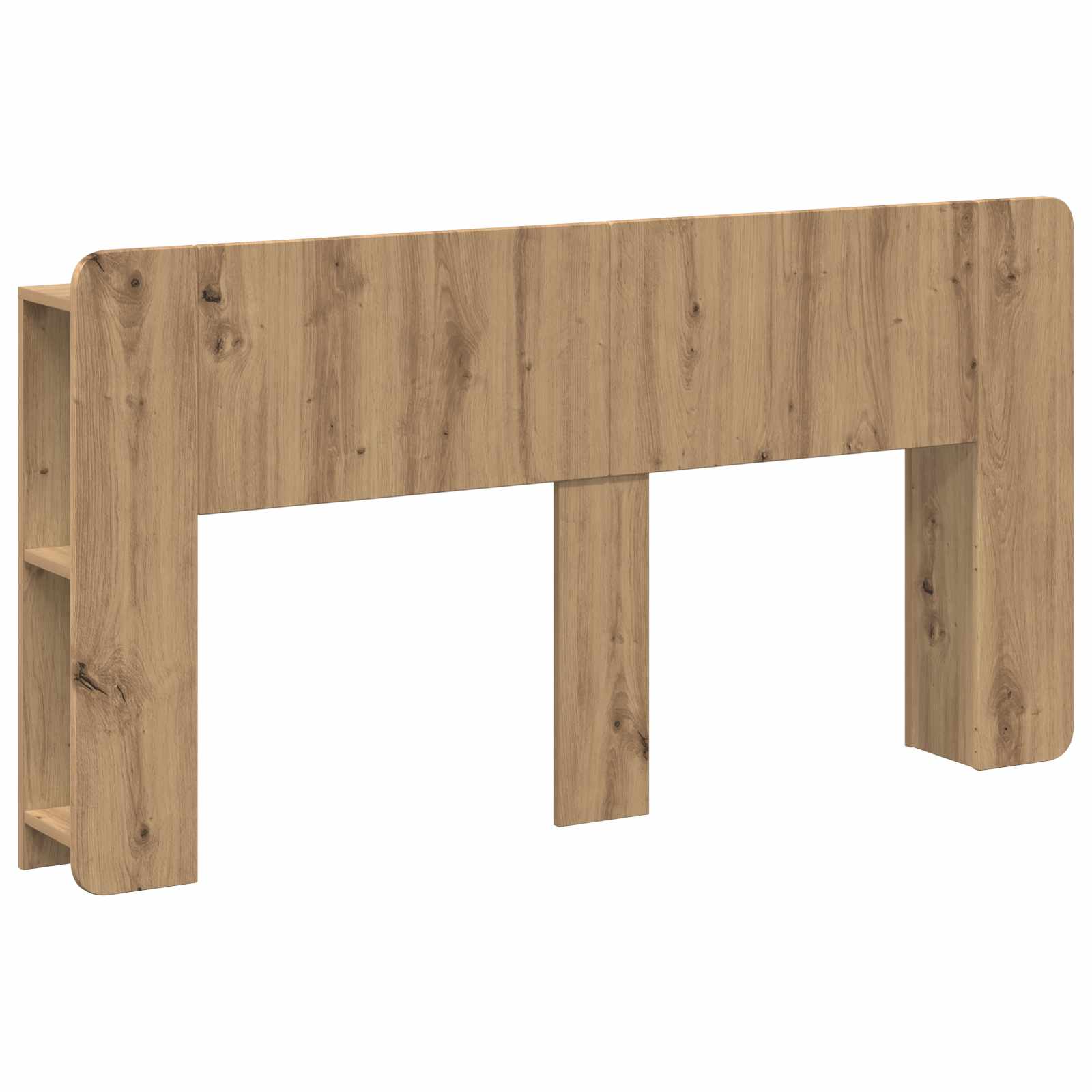 vidaXL Szafka z zagłówkiem Dąb artisan 140 cm Drewno inżynieryjne