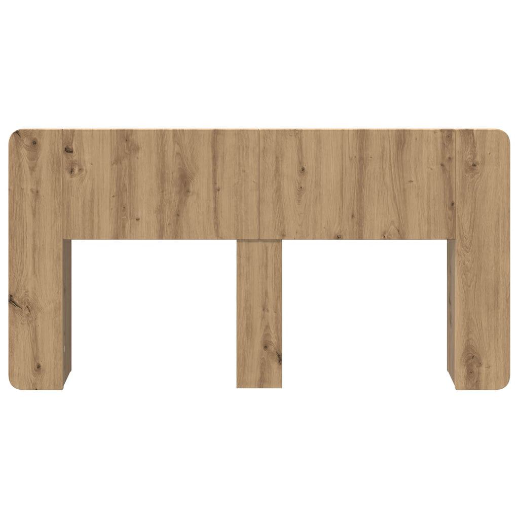 vidaXL Szafka z zagłówkiem Dąb artisan 140 cm Drewno inżynieryjne