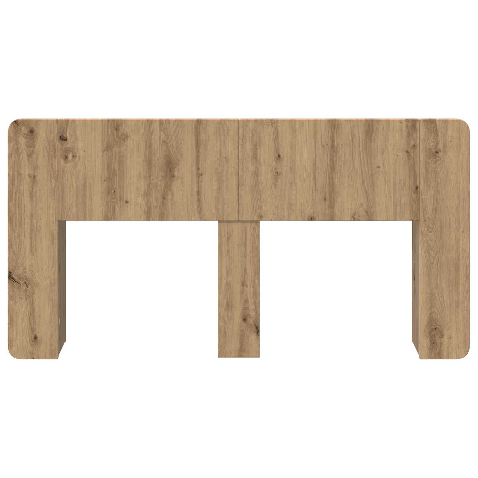 vidaXL Szafka z zagłówkiem Dąb artisan 140 cm Drewno inżynieryjne