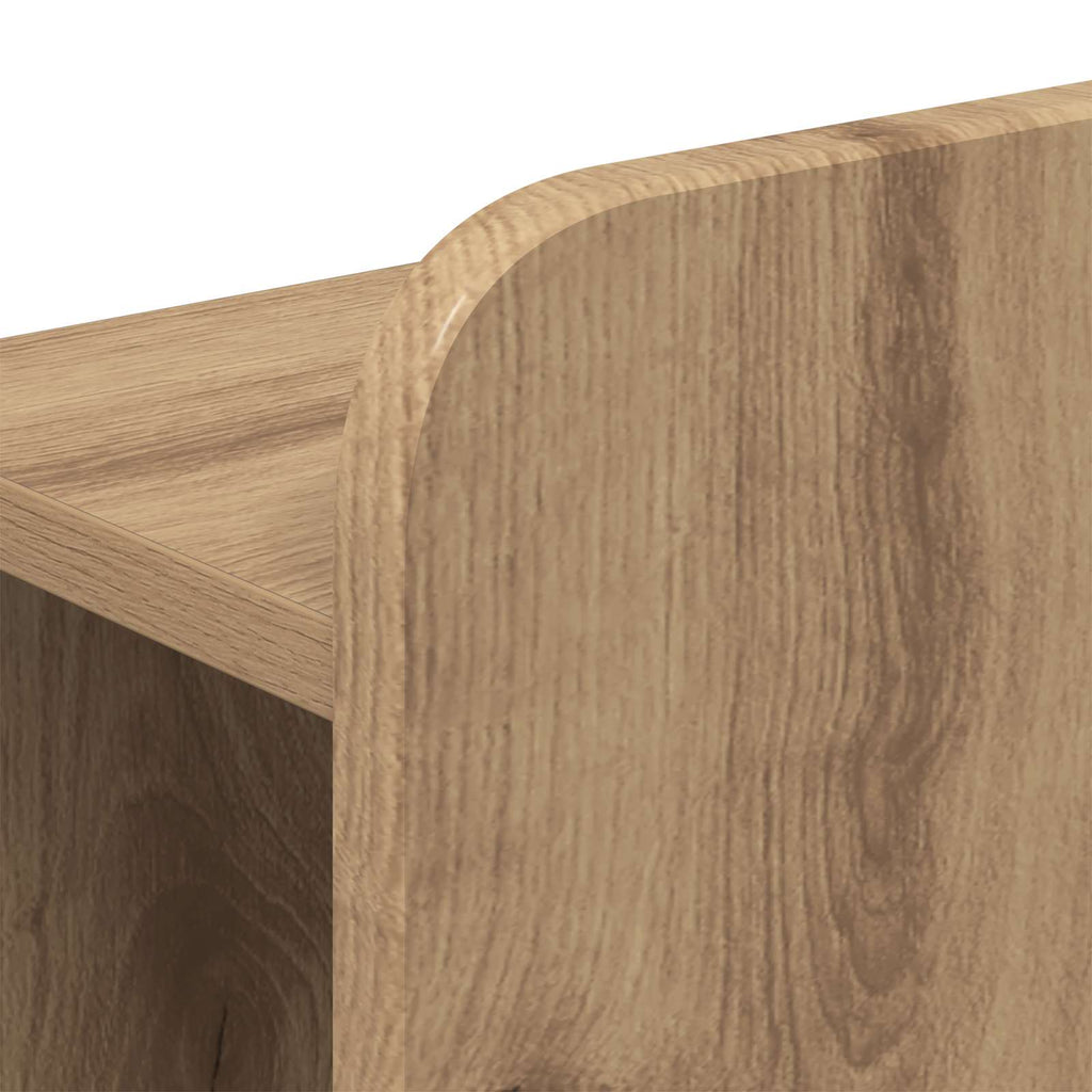 vidaXL Szafka z zagłówkiem Dąb artisan 160 cm Drewno inżynieryjne