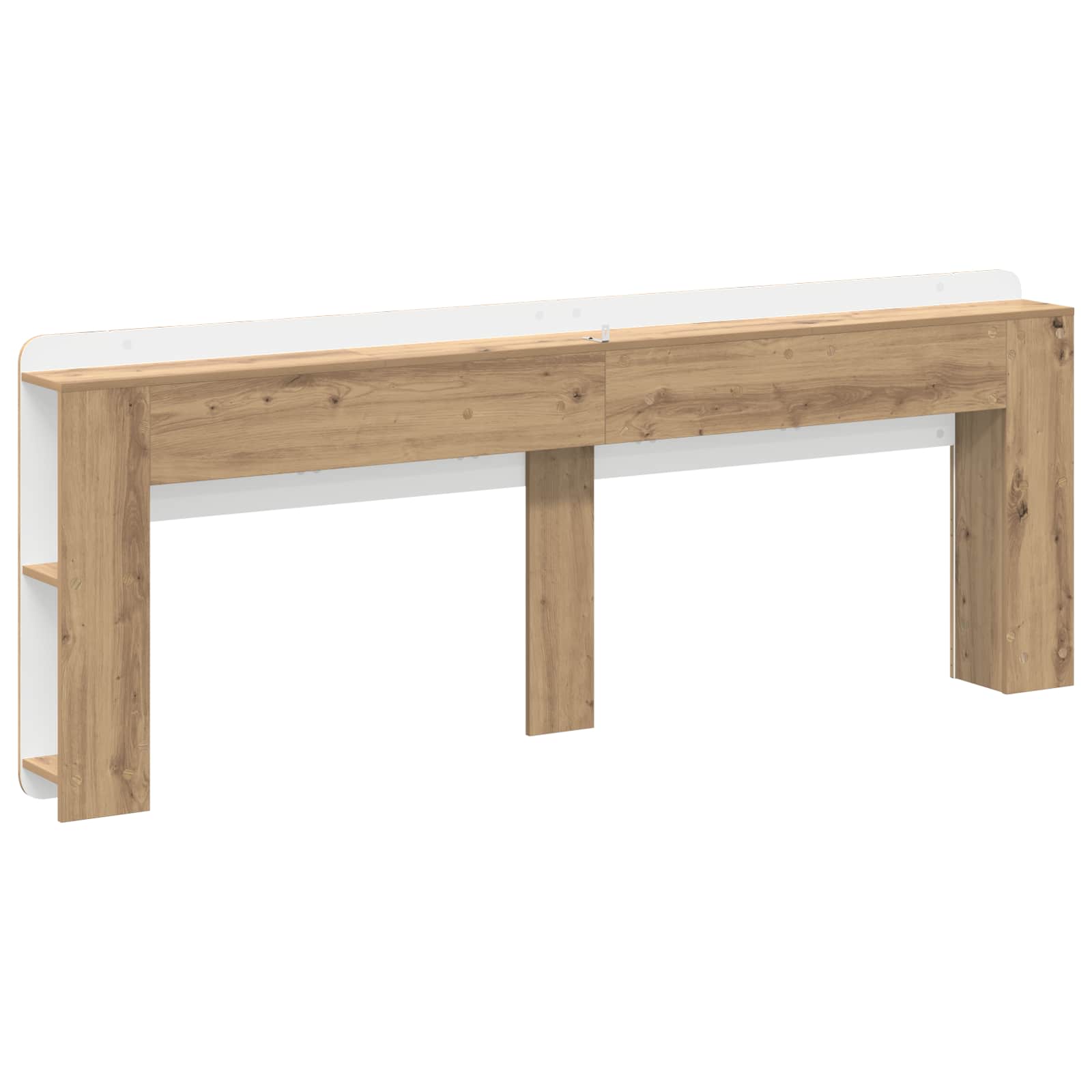 vidaXL Szafka z zagłówkiem Dąb artisan 180 cm Drewno inżynieryjne