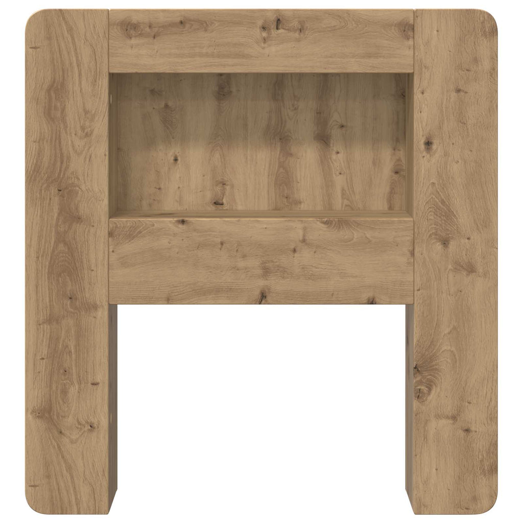 vidaXL Szafka z zagłówkiem Dąb artisan 80 cm Drewno inżynieryjne