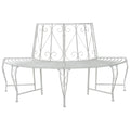 vidaXL Ławka Drzewna 4-Liczba miejsc 160 x 80 x 89 cm Stal