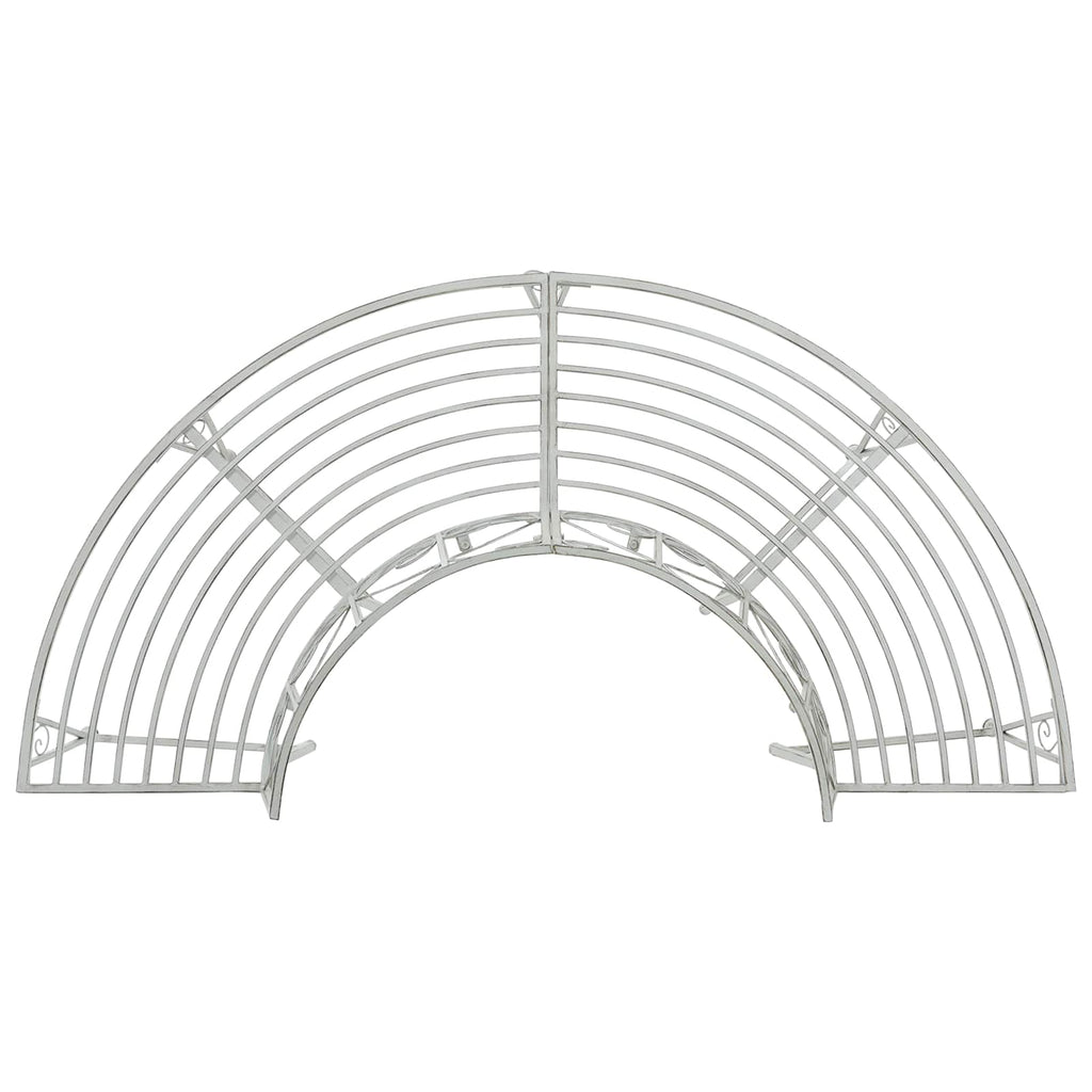 vidaXL Ławka Drzewna 4-Liczba miejsc 160 x 80 x 89 cm Stal