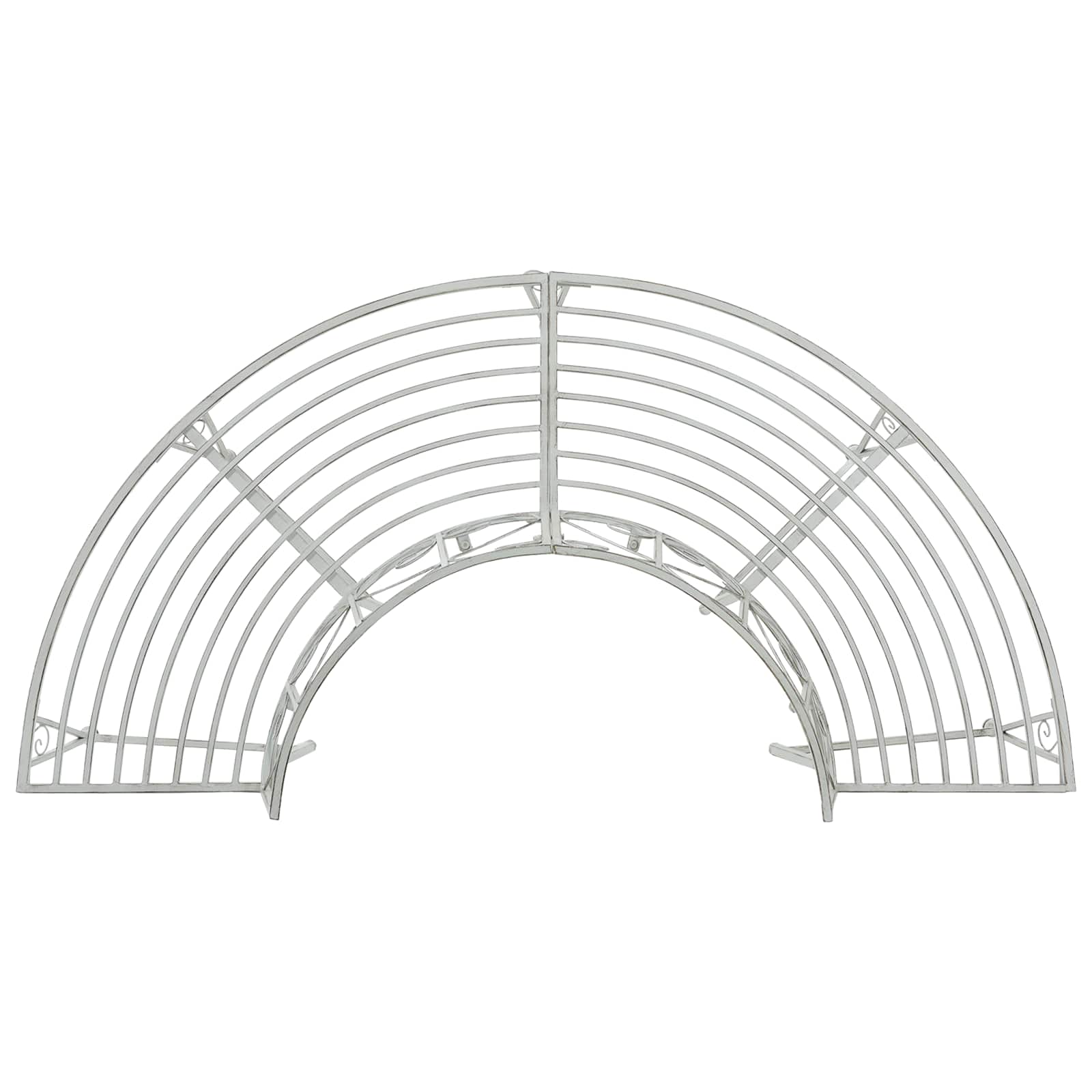 vidaXL Ławka Drzewna 4-Liczba miejsc 160 x 80 x 89 cm Stal