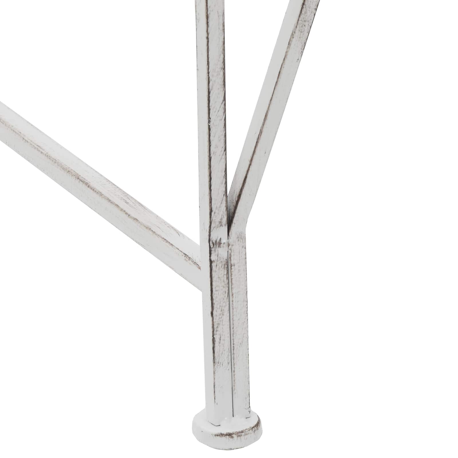 vidaXL Ławka Drzewna 4-Liczba miejsc 160 x 80 x 44 cm Stal