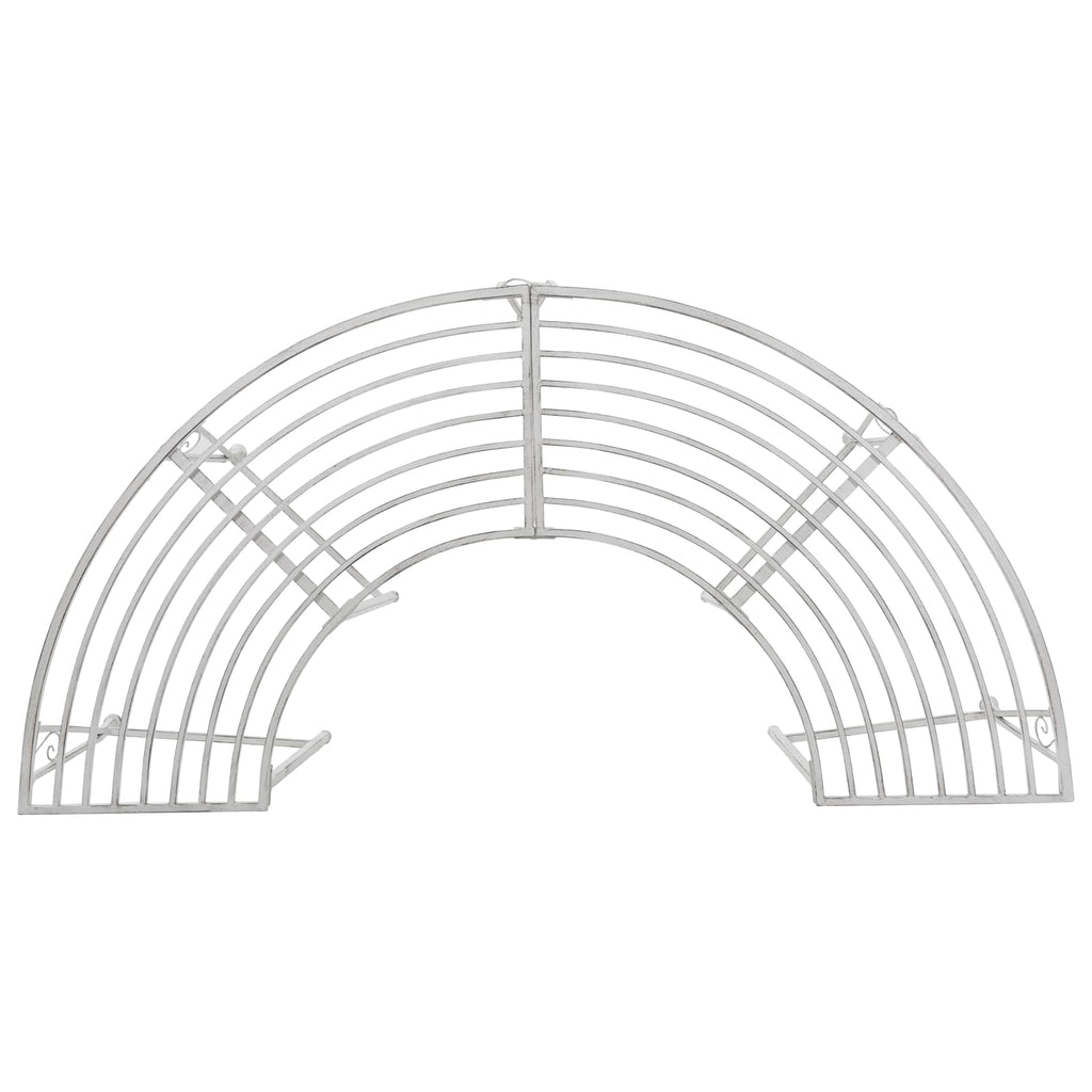vidaXL Ławka Drzewna 4-Liczba miejsc 160 x 80 x 44 cm Stal