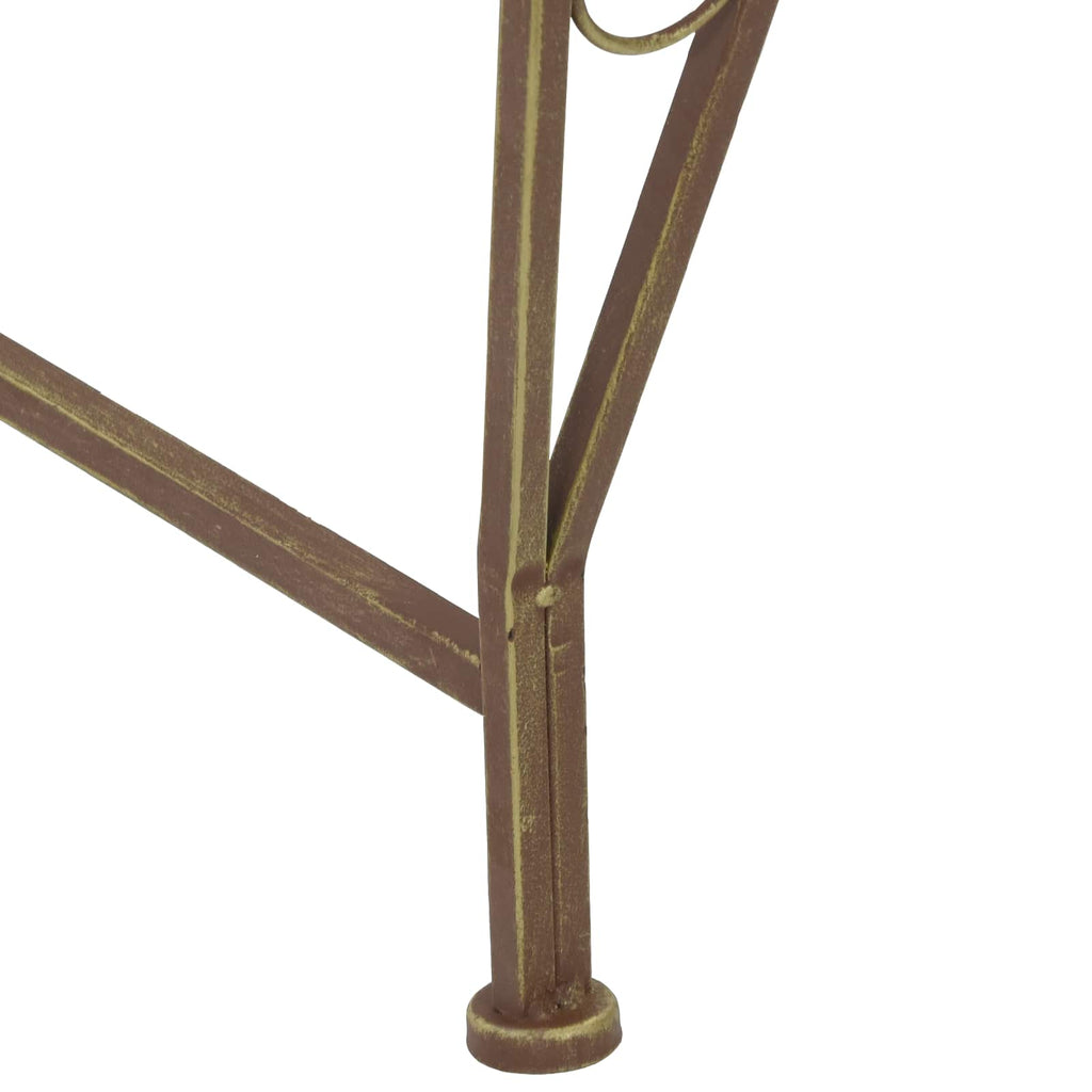 vidaXL Ławka Drzewna 4-Liczba miejsc 160 x 80 x 89 cm Stal