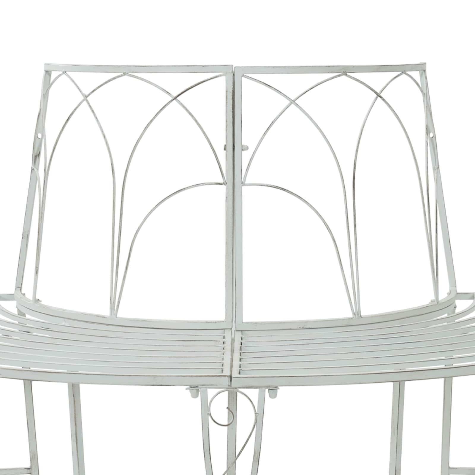 vidaXL Ławka Drzewna 4-Liczba miejsc 160 x 80 x 89 cm Stal