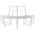 vidaXL Ławka Drzewna 4-Liczba miejsc 160 x 80 x 89 cm Stal