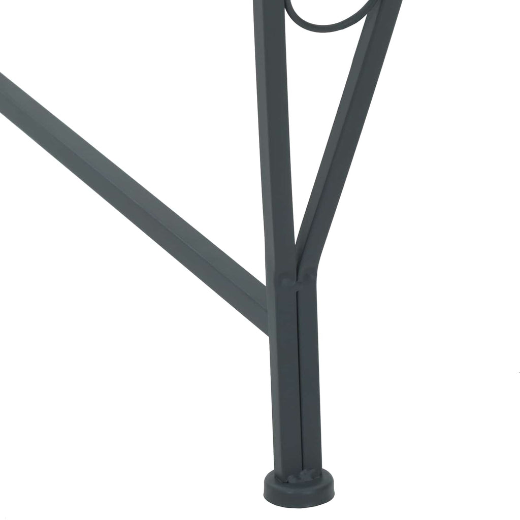 vidaXL Ławka Drzewna 4-Liczba miejsc 160 x 80 x 89 cm Stal