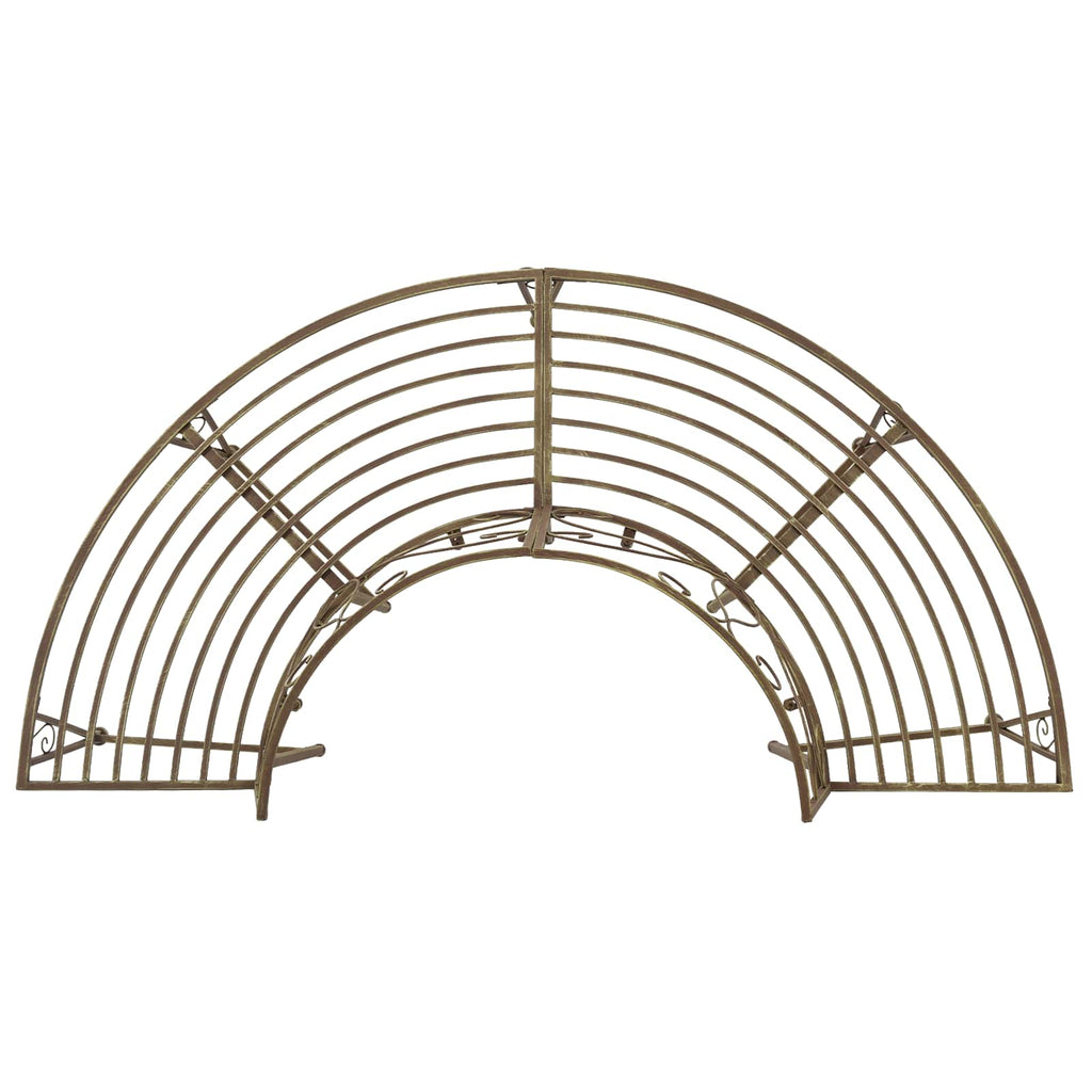 vidaXL Ławka Drzewna 4-Liczba miejsc 160 x 80 x 89 cm Stal