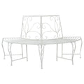 vidaXL Ławka Drzewna 4-Liczba miejsc 160 x 80 x 89 cm Stal