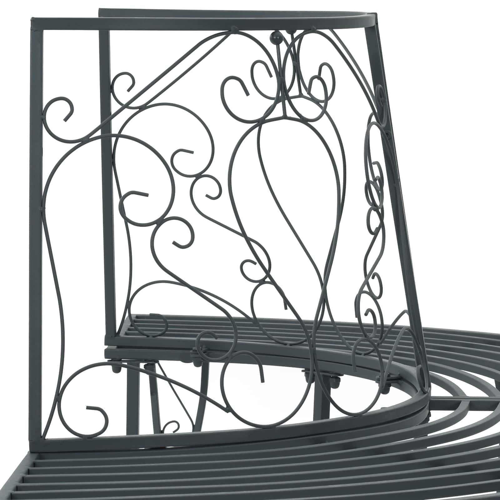 vidaXL Ławka Drzewna 4-Liczba miejsc 160 x 80 x 89 cm Stal