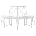 vidaXL Ławka Drzewna 4-Liczba miejsc 160 x 80 x 89 cm Stal