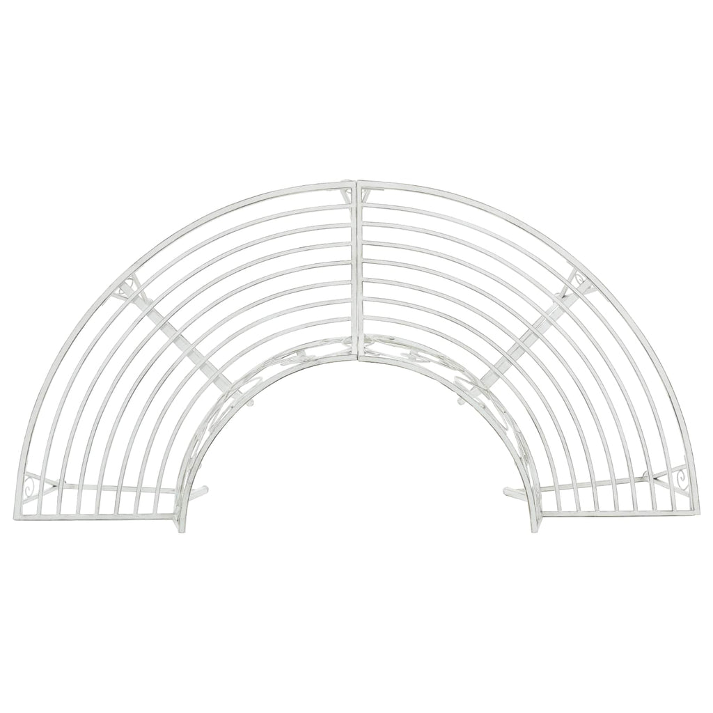 vidaXL Ławka Drzewna 4-Liczba miejsc 160 x 80 x 89 cm Stal