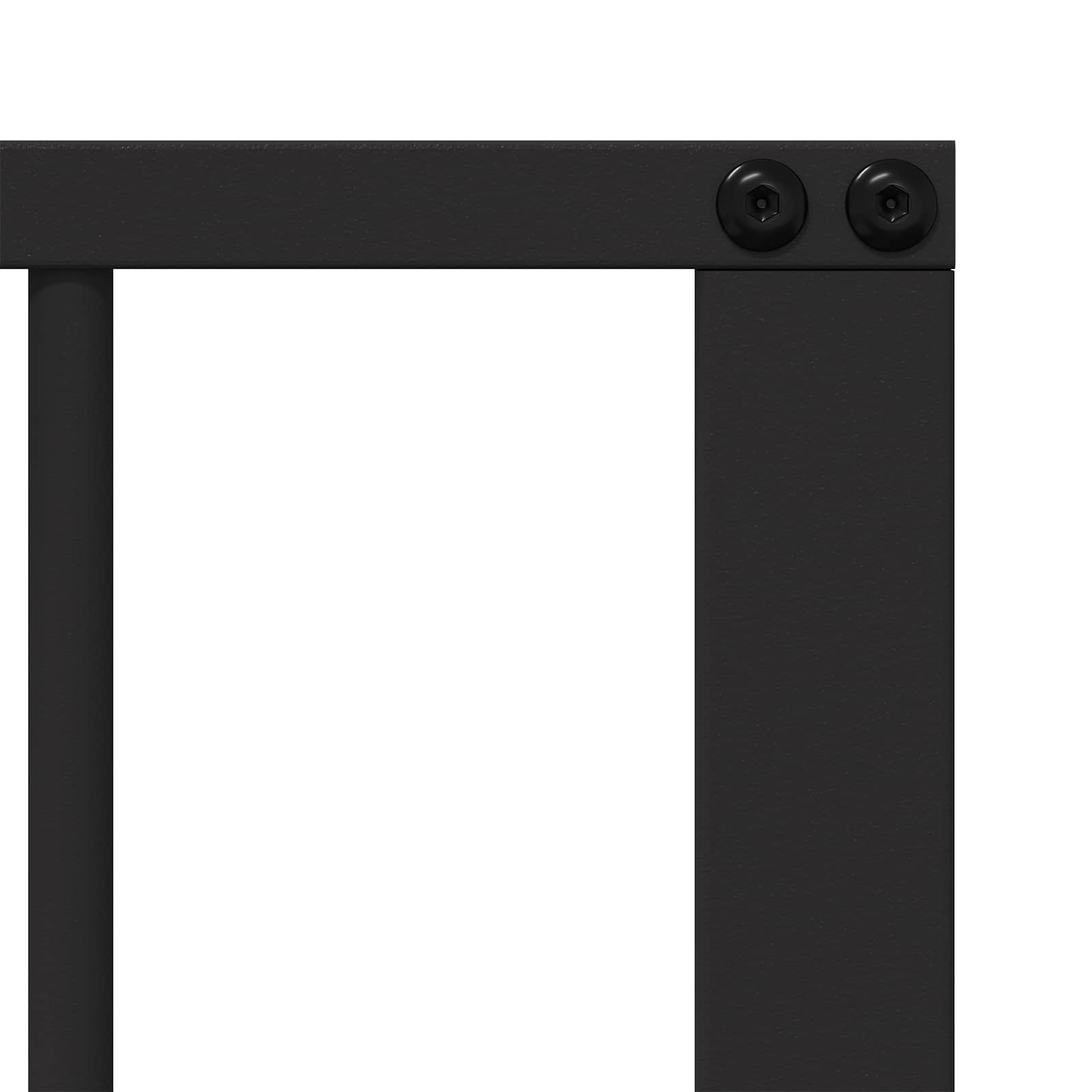 vidaXL Bramka dla psa 6 pcs Czarny 80 x 100 cm Stal Galwanizowana