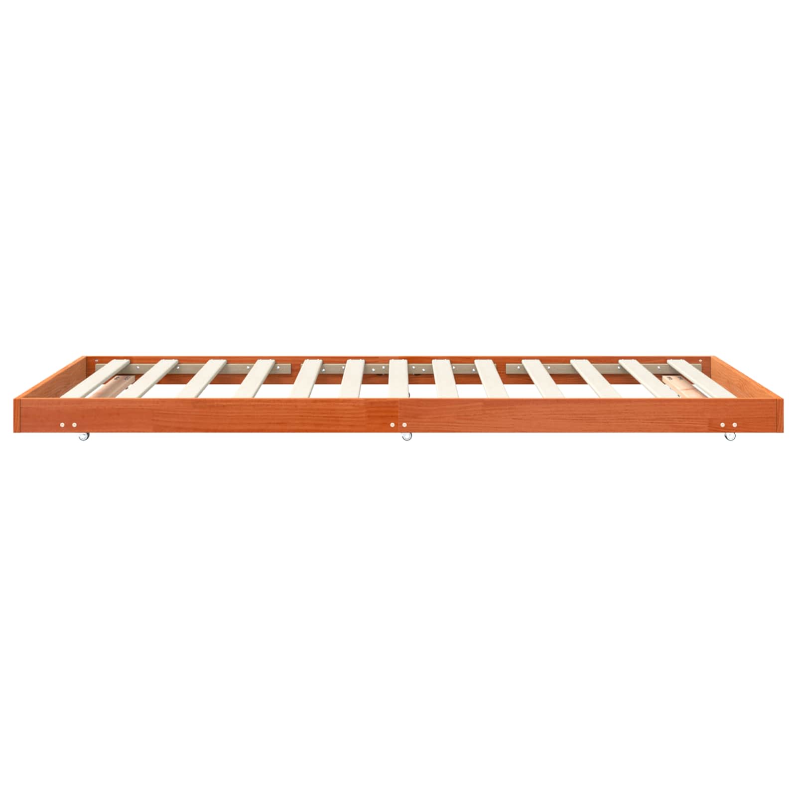 vidaXL Ramka łóżka Woskowy Brąz 90 x 190 cm Lite drewno sosnowe