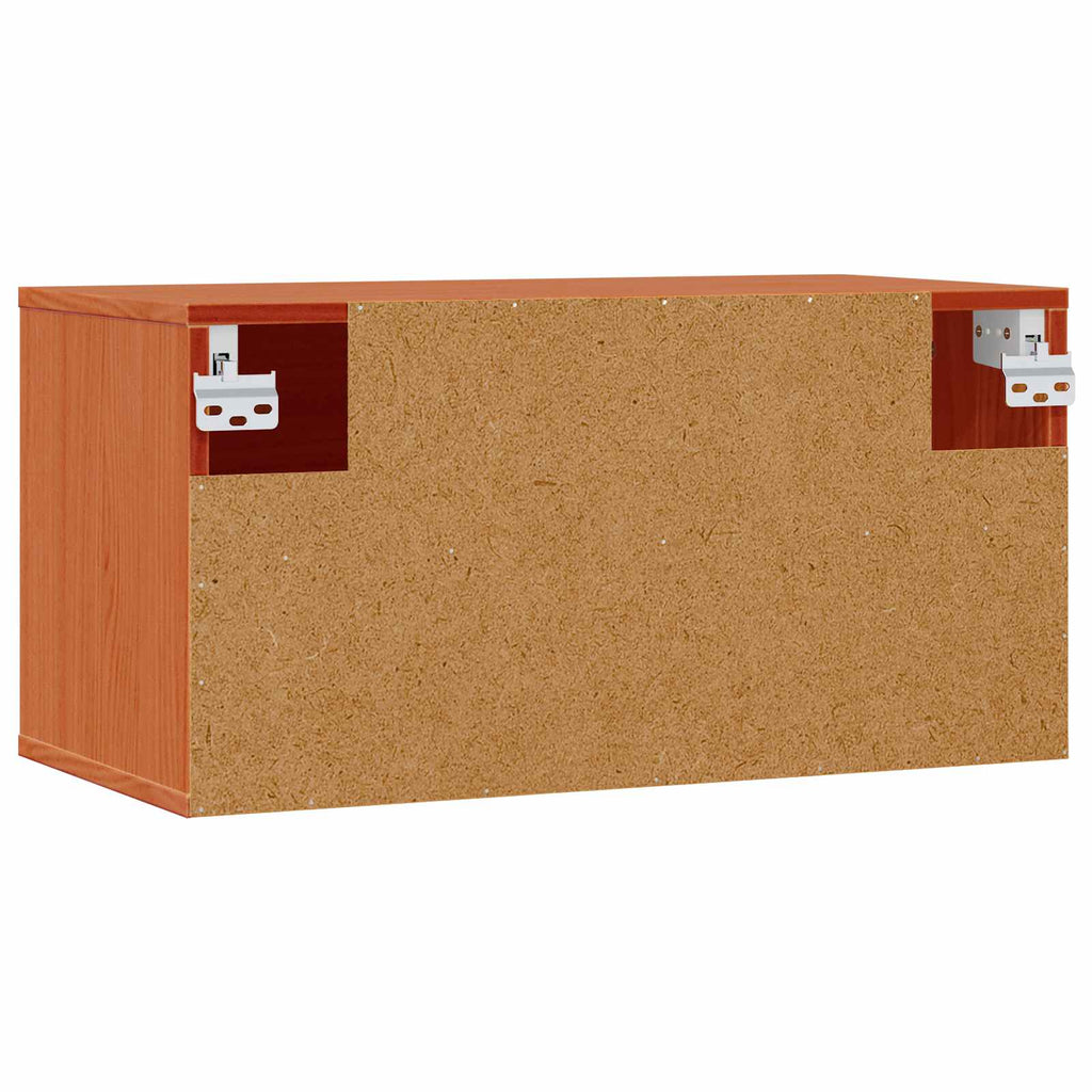 vidaXL Szafka ścienna Woskowy Brąz 60 x 30 x 30 cm Lite drewno sosnowe