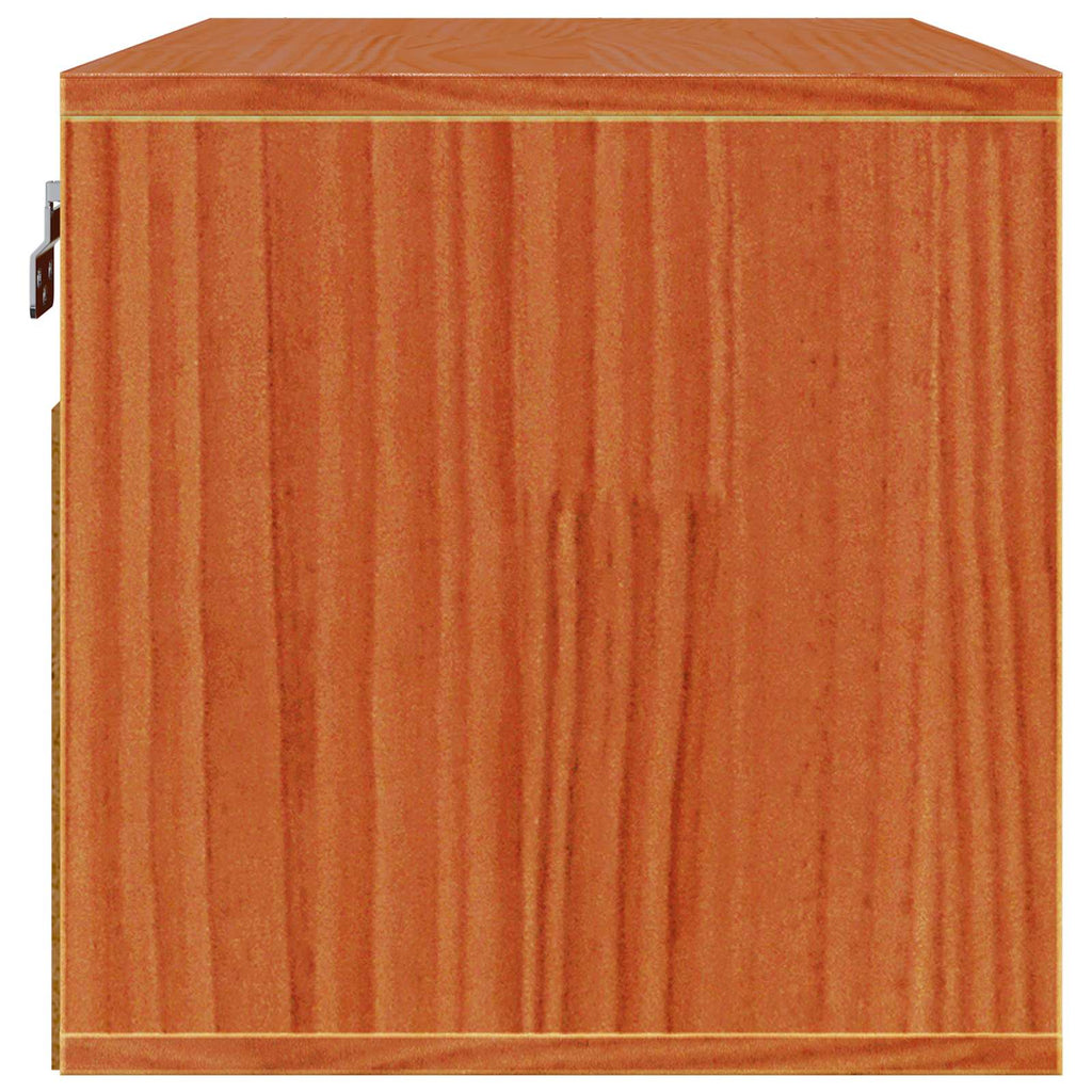 vidaXL Szafka ścienna Woskowy Brąz 60 x 30 x 30 cm Lite drewno sosnowe