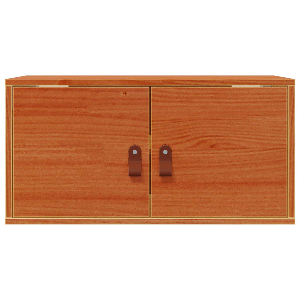 vidaXL Szafka ścienna z półką 2 pcs Woskowy Brąz 60 x 30 x 30 cm