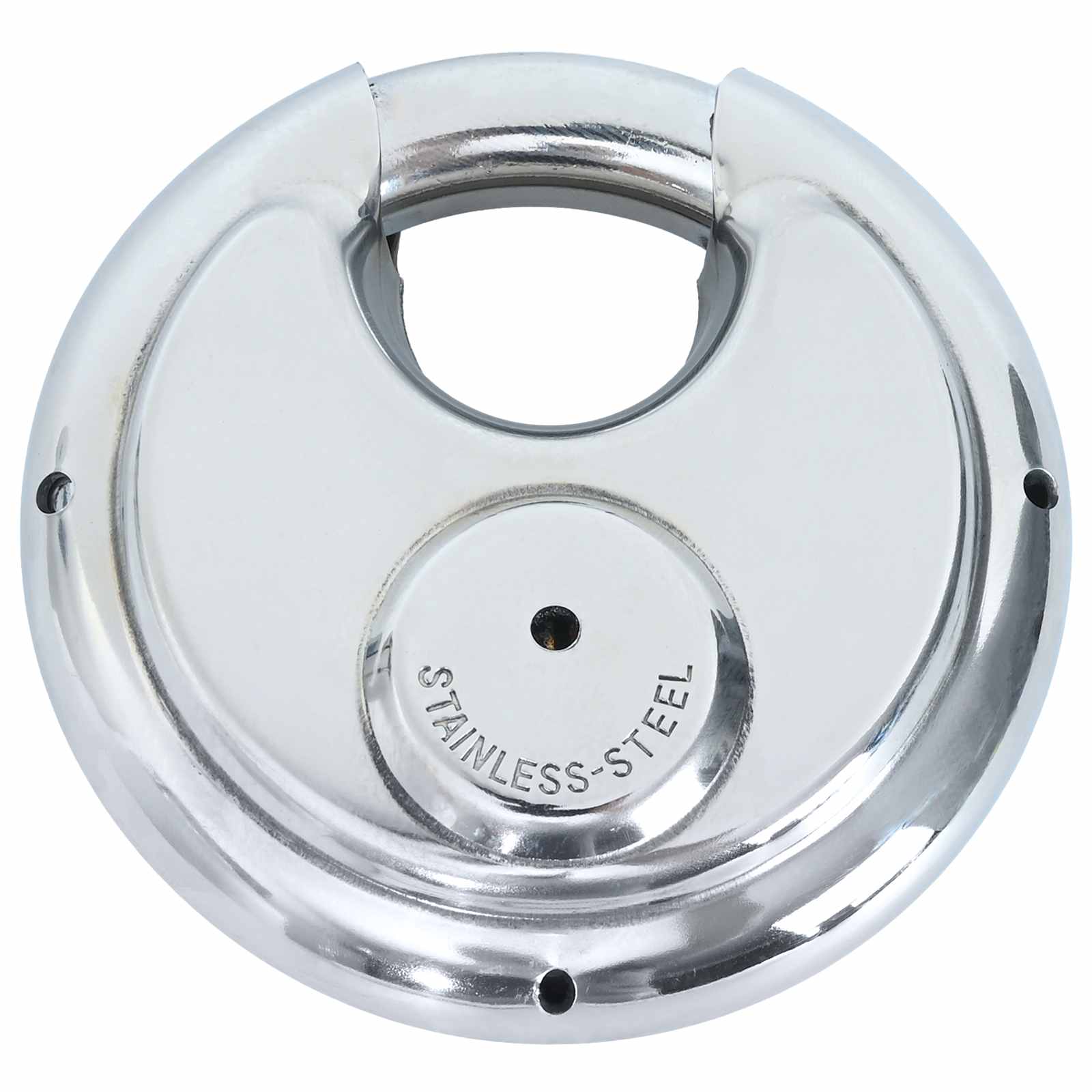 vidaXL Kłódki discus z kluczami 6 pcs Srebrny 8 x 2.8 x 8 cm