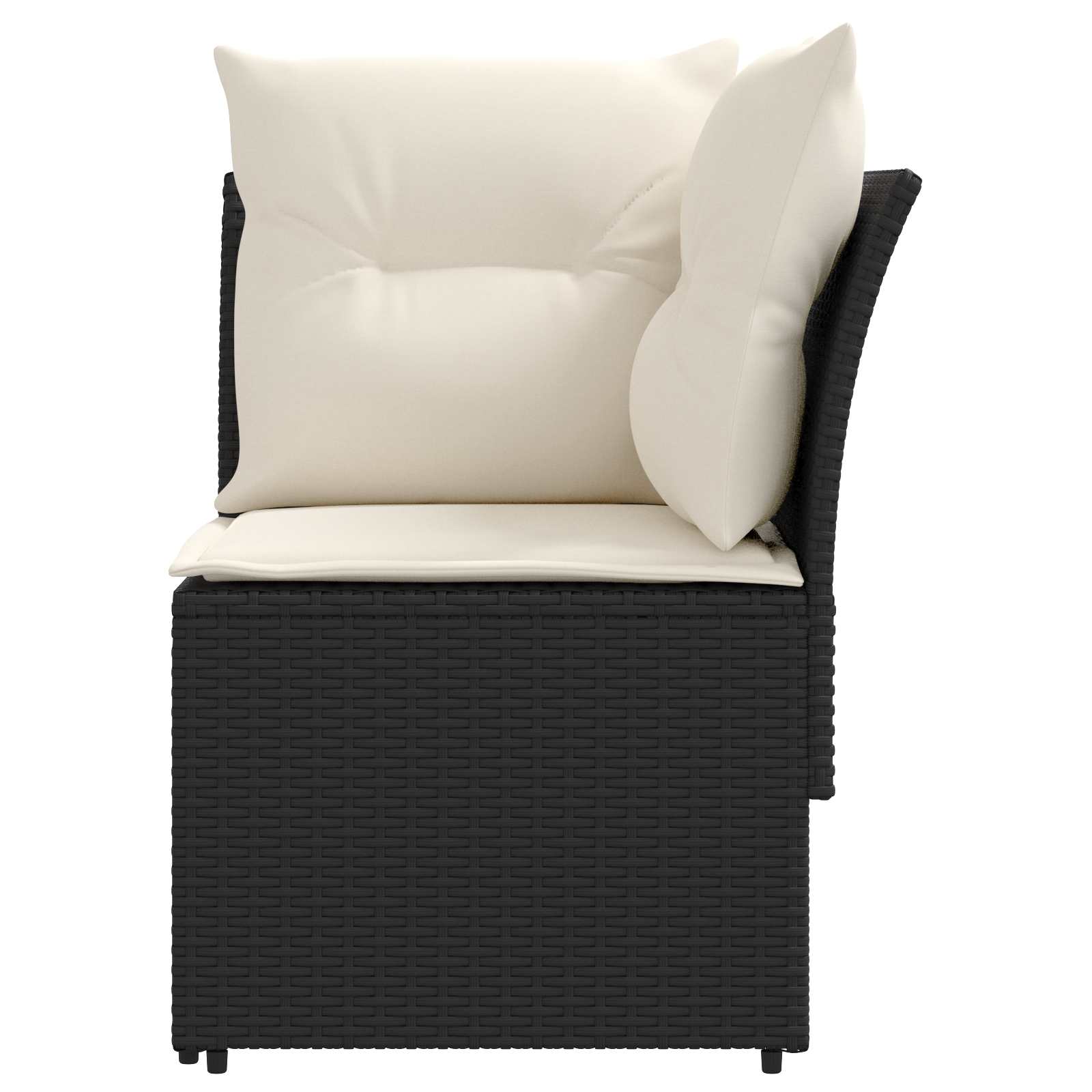 vidaXL Sofa ogrodowa z podłokietnikami i sofą narożną 2 Sztuka