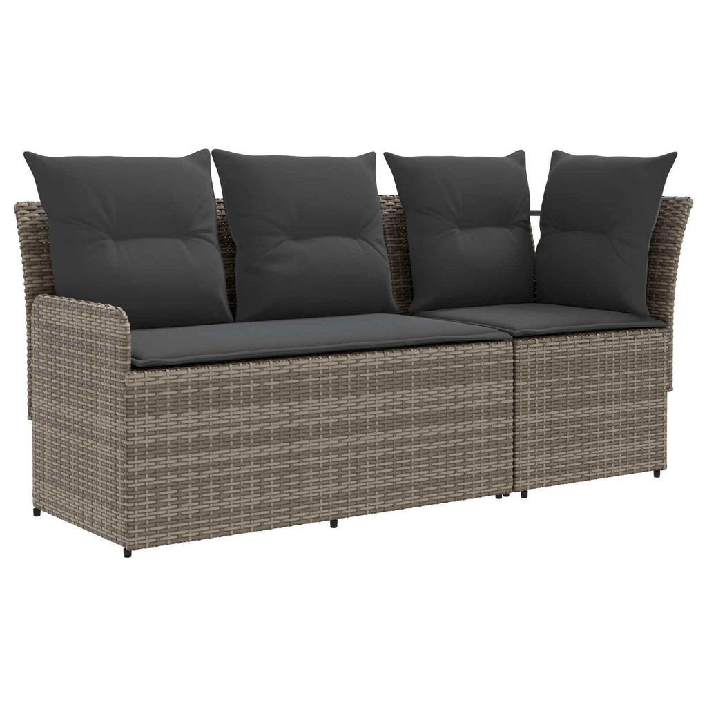 vidaXL Sofa ogrodowa z podłokietnikami i sofą narożną 2 Sztuka