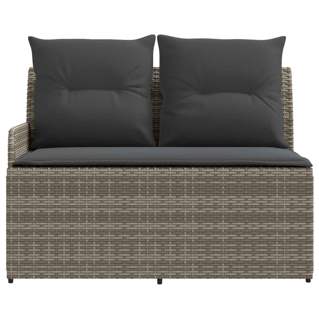 vidaXL Sofa ogrodowa z podłokietnikami i sofą narożną 2 Sztuka