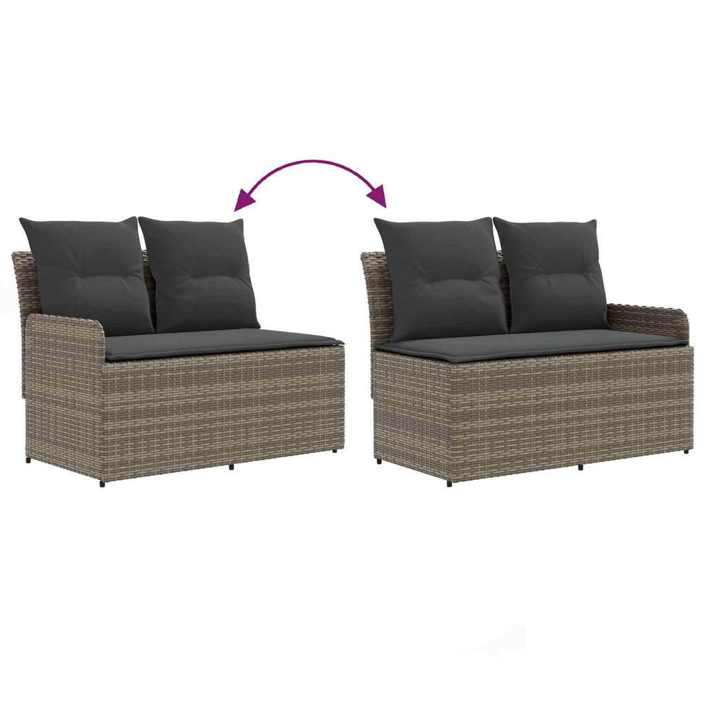 vidaXL Sofa ogrodowa z podłokietnikami i sofą narożną 2 Sztuka