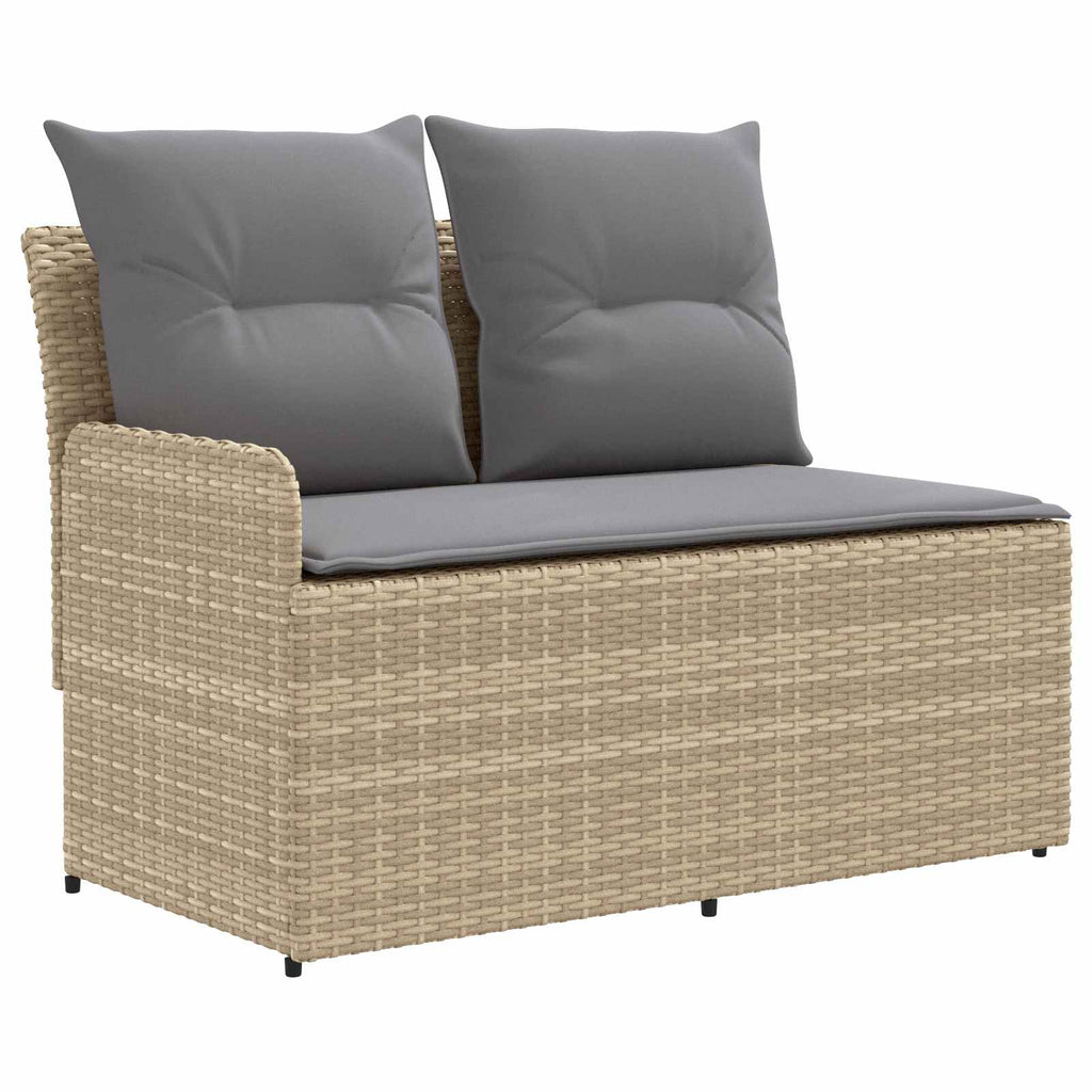 vidaXL Sofa ogrodowa z podłokietnikami i sofą narożną 2 Sztuka