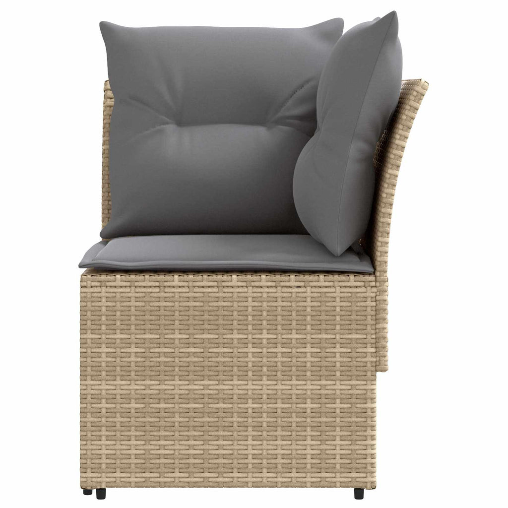 vidaXL Sofa ogrodowa z podłokietnikami i sofą narożną 2 Sztuka