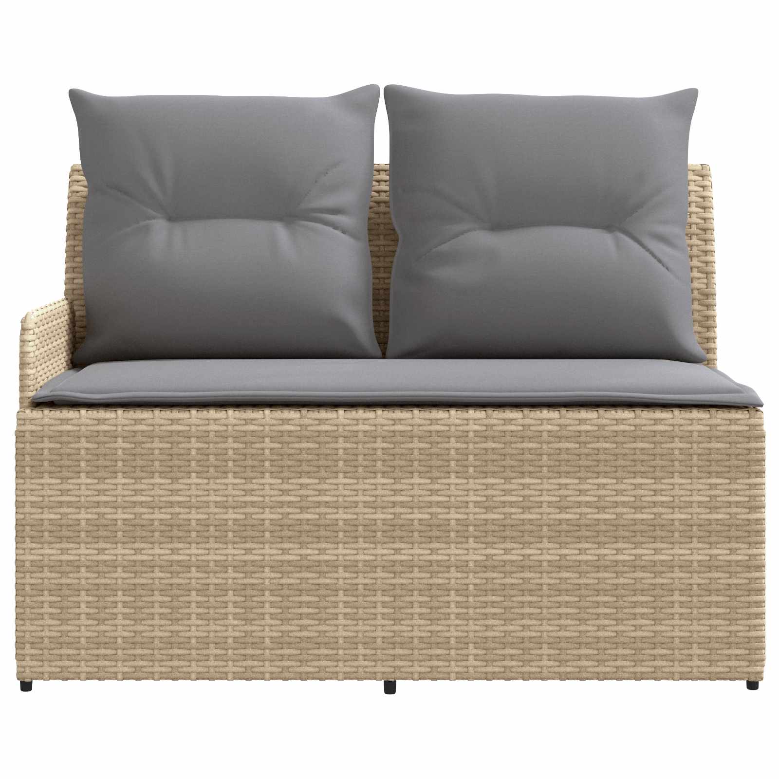 vidaXL Sofa ogrodowa z podłokietnikami i sofą narożną 2 Sztuka