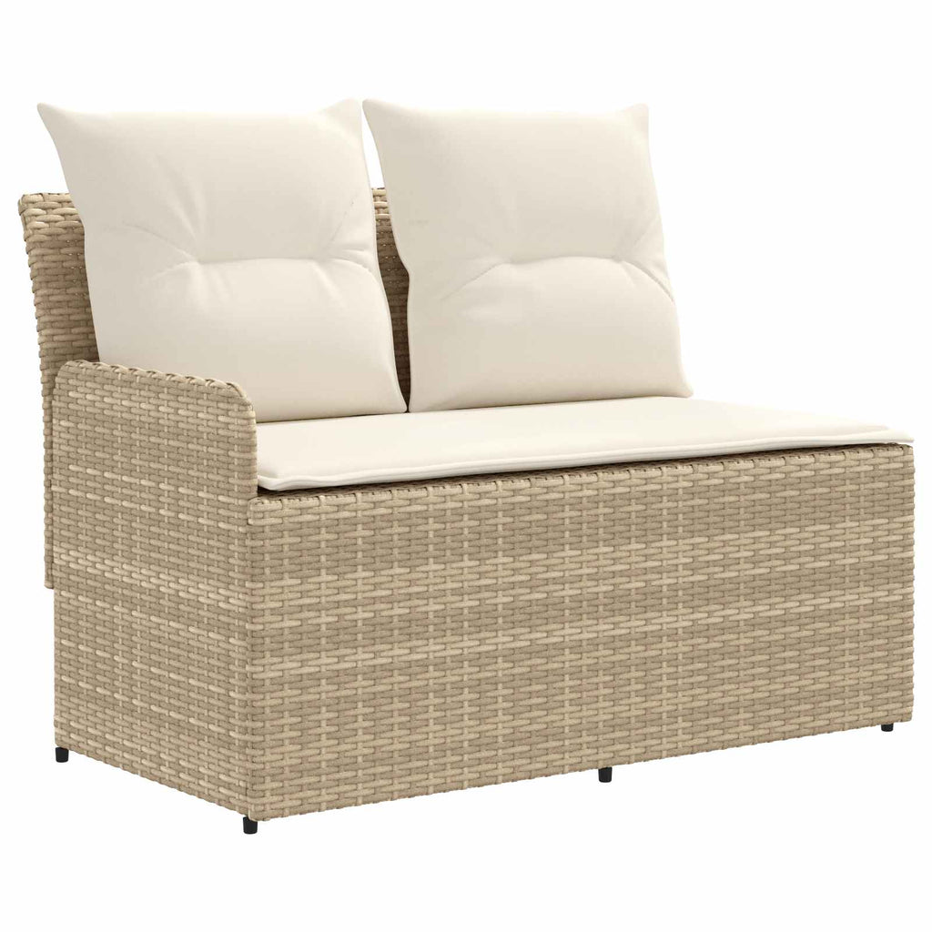 vidaXL Sofa ogrodowa z podłokietnikami i sofą narożną 2 Sztuka
