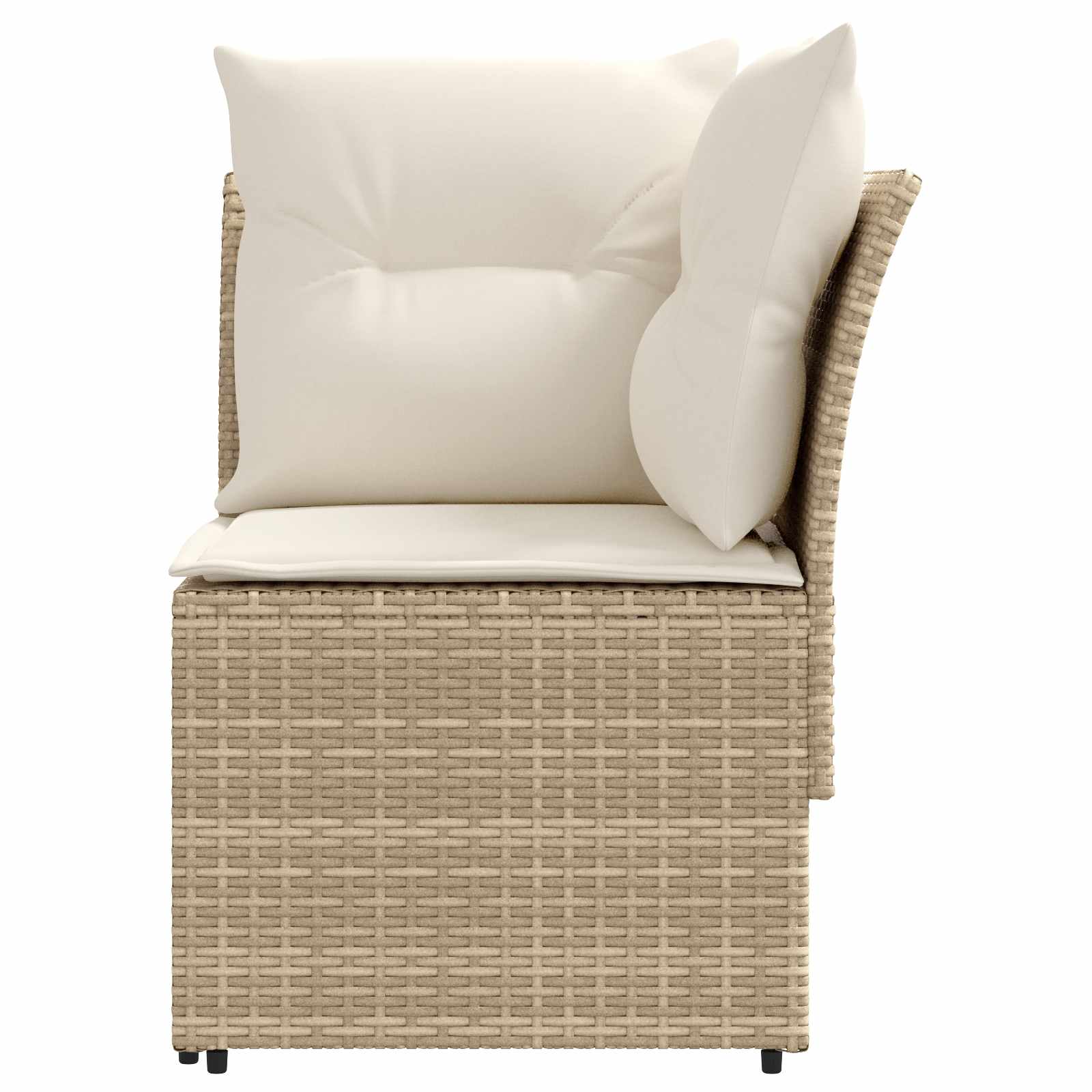 vidaXL Sofa ogrodowa z podłokietnikami i sofą narożną 2 Sztuka