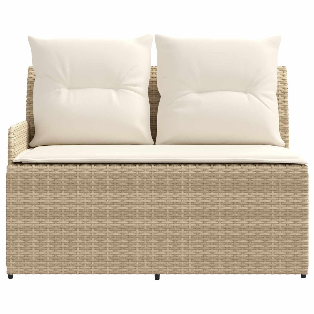 vidaXL Sofa ogrodowa z podłokietnikami i sofą narożną 2 Sztuka