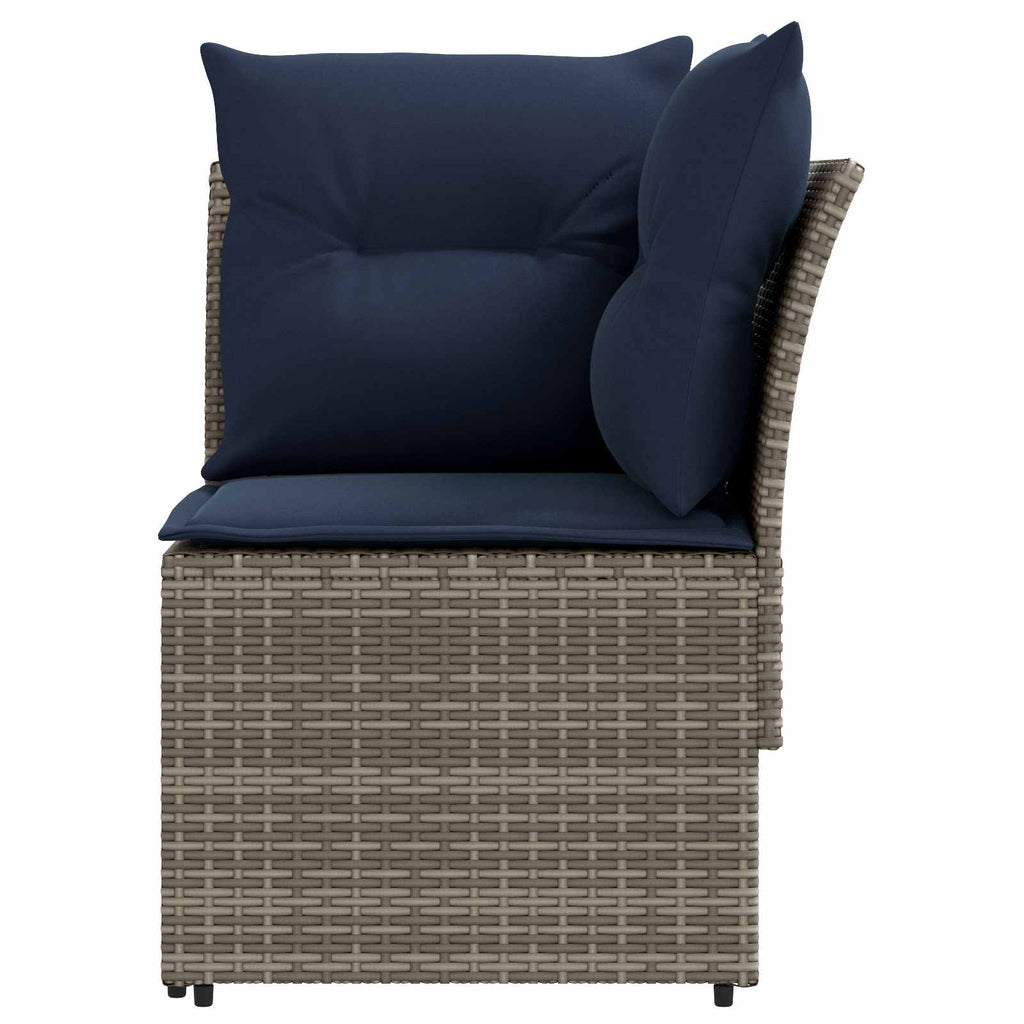 vidaXL Sofa ogrodowa z podłokietnikami i sofą narożną 2 Sztuka