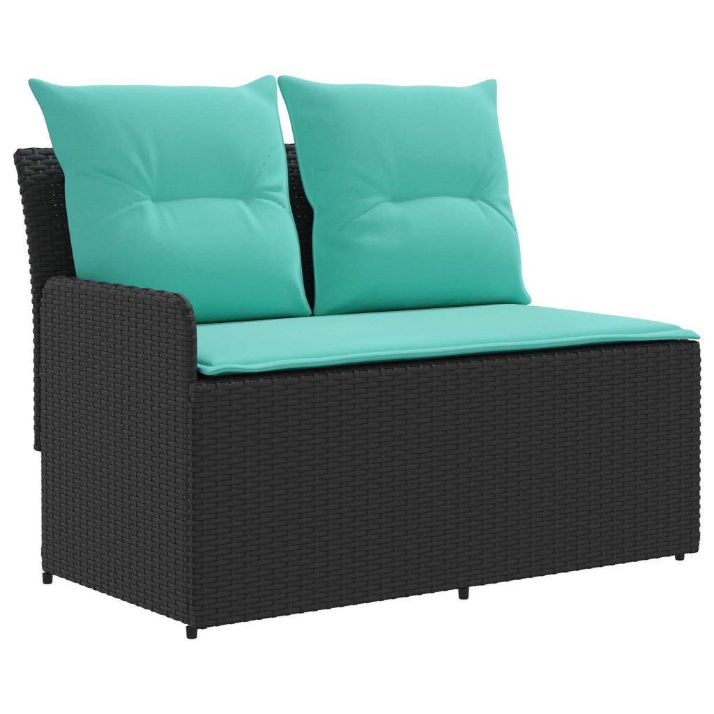 vidaXL Sofa ogrodowa z podłokietnikami i sofą narożną 2 Sztuka