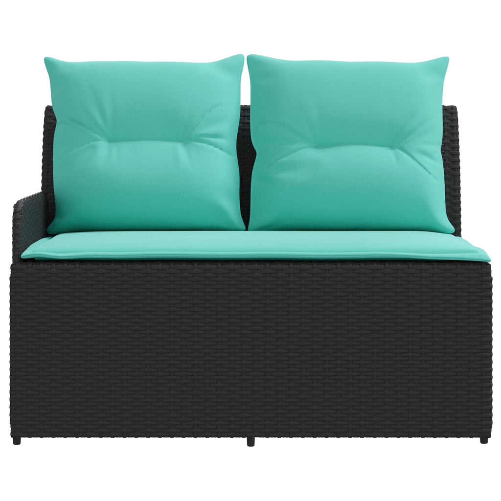 vidaXL Sofa ogrodowa z podłokietnikami i sofą narożną 2 Sztuka