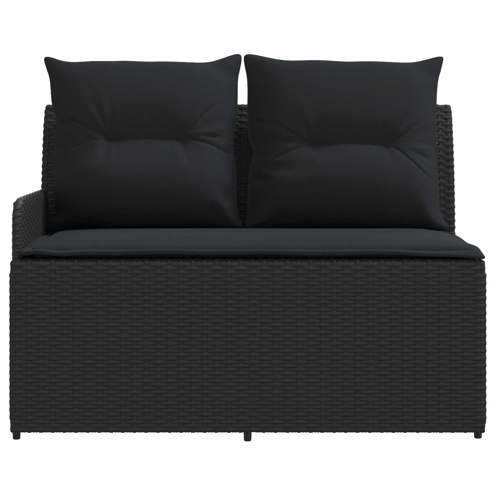 vidaXL Sofa ogrodowa z podłokietnikami i podnoszonym stołem 2 Sztuka
