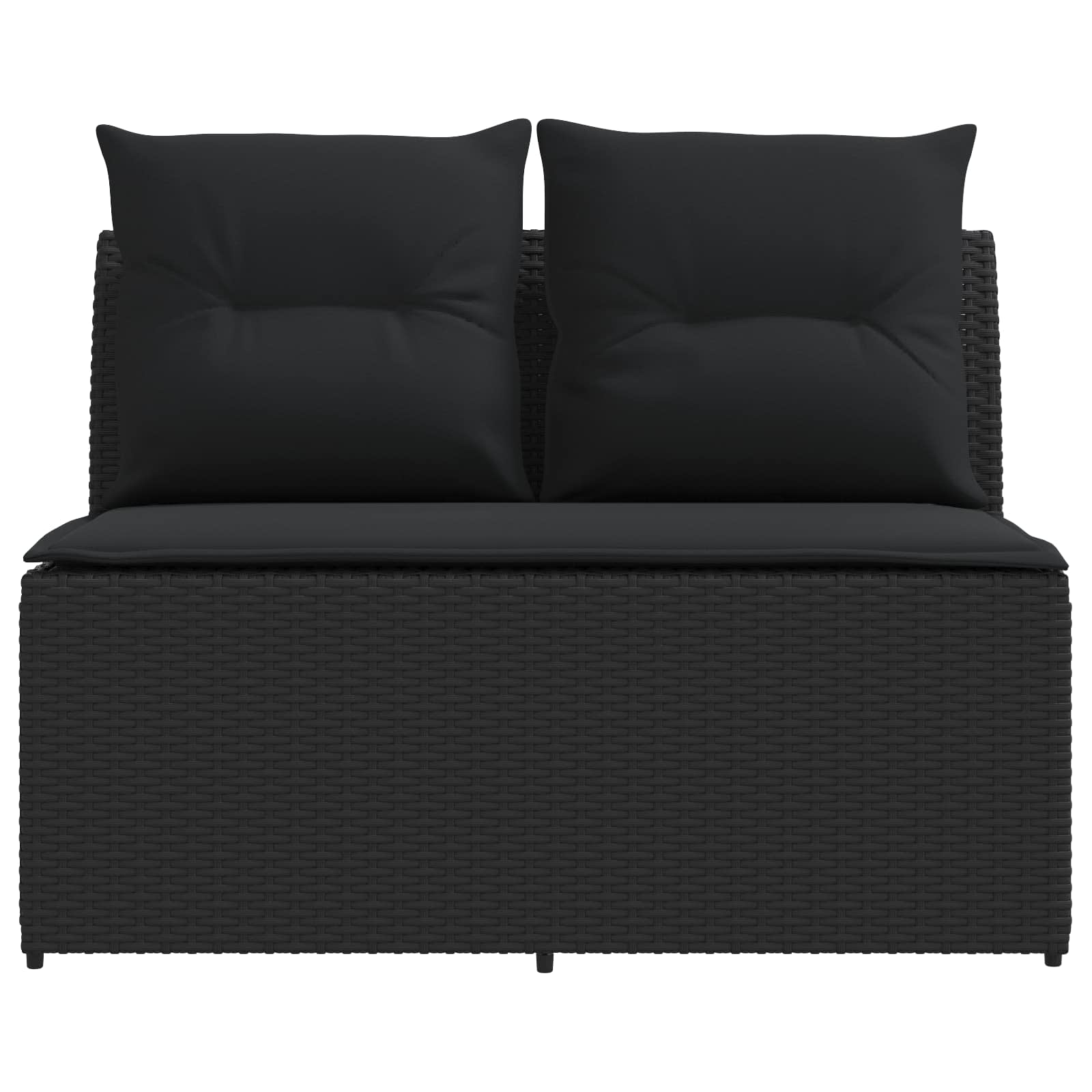 vidaXL 2 Sztuka Środkowa sofa ogrodowa z podnoszonym stolikiem